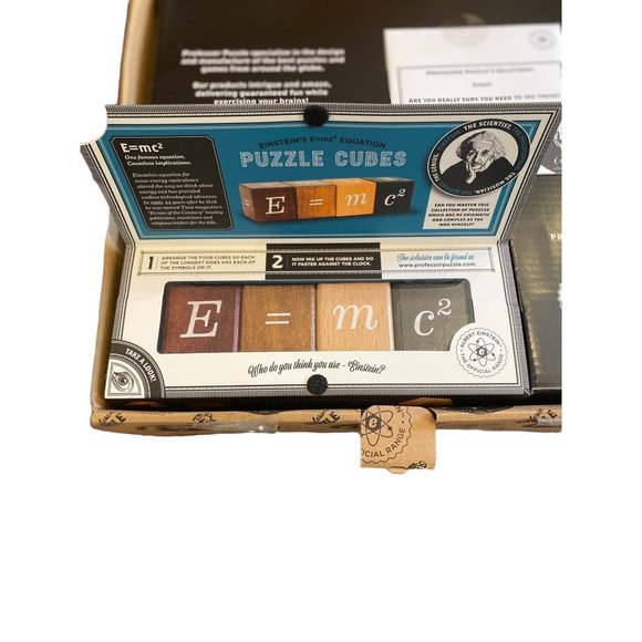 Professor Puzzle Albert Einstein No 2 & No 3 Puzzle Set The Official Range New - Picture 4 of 8
